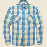 Plaid Twill Cody Workshirt - Blue/Grey - RRL - STAG Provisions - Tops - L/S Woven - Plaid