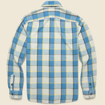 Plaid Twill Cody Workshirt - Blue/Grey - RRL - STAG Provisions - Tops - L/S Woven - Plaid
