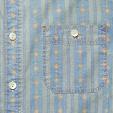 Reliance Workshirt - Indigo/Red - RRL - STAG Provisions - Tops - L/S Woven - Stripe
