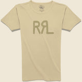 RRL Logo Jersey T-Shirt - Khaki - RRL - STAG Provisions - Tops - S/S Tee