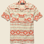 Trade Blanket Seersucker Camp Shirt - Cream/Coral - RRL - STAG Provisions - Tops - S/S Woven - Seersucker