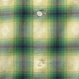Dobby Plaid Camp Shirt - Green/Blue - RRL - STAG Provisions - Tops - S/S Woven - Plaid