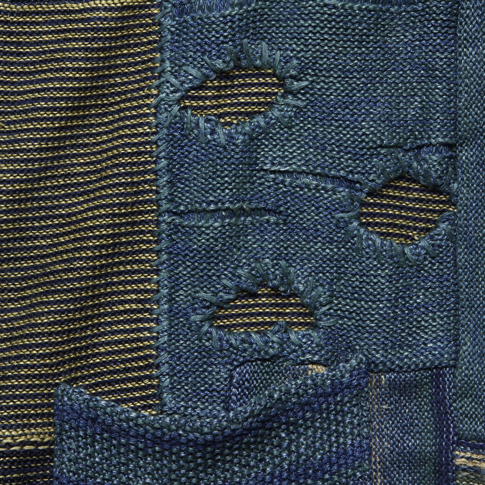 Patchwork Shawl Cardigan - Indigo Multi - RRL - STAG Provisions - Tops - Sweater