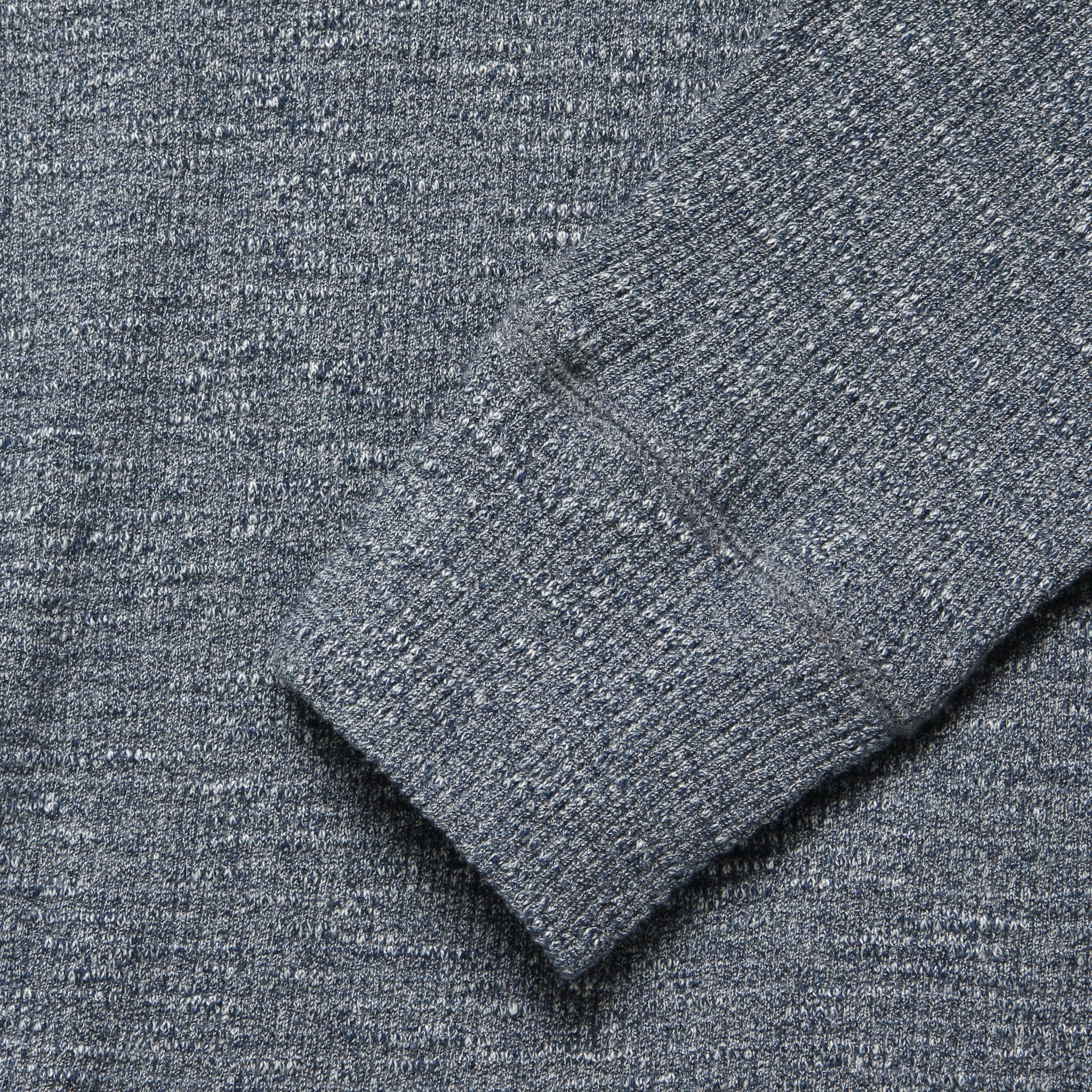 Waffle Crewneck Shirt - Blue Heather - RRL - STAG Provisions - Tops - L/S Knit
