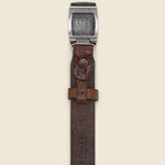 Coleman Tooled Leather Belt - Brown - RRL - STAG Provisions - Accessories - Belts
