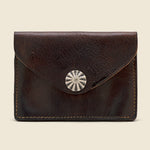 Concha Card Wallet - Dark Brown - RRL - STAG Provisions - Accessories - Wallets