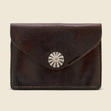 Concha Card Wallet - Dark Brown - RRL - STAG Provisions - Accessories - Wallets