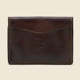 Concha Card Wallet - Dark Brown - RRL - STAG Provisions - Accessories - Wallets