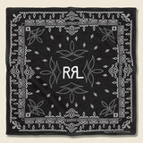 Rios Bandana - Black/Cream - RRL - STAG Provisions - Accessories - Bandanas