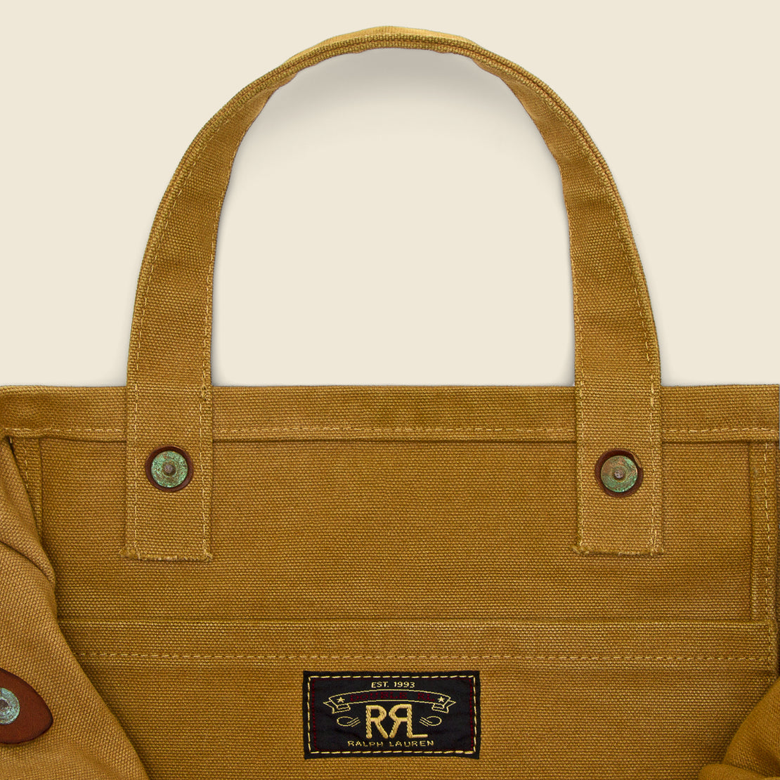Carpenter Tote Bag - Distressed Khaki - RRL - STAG Provisions - Accessories - Bags / Luggage