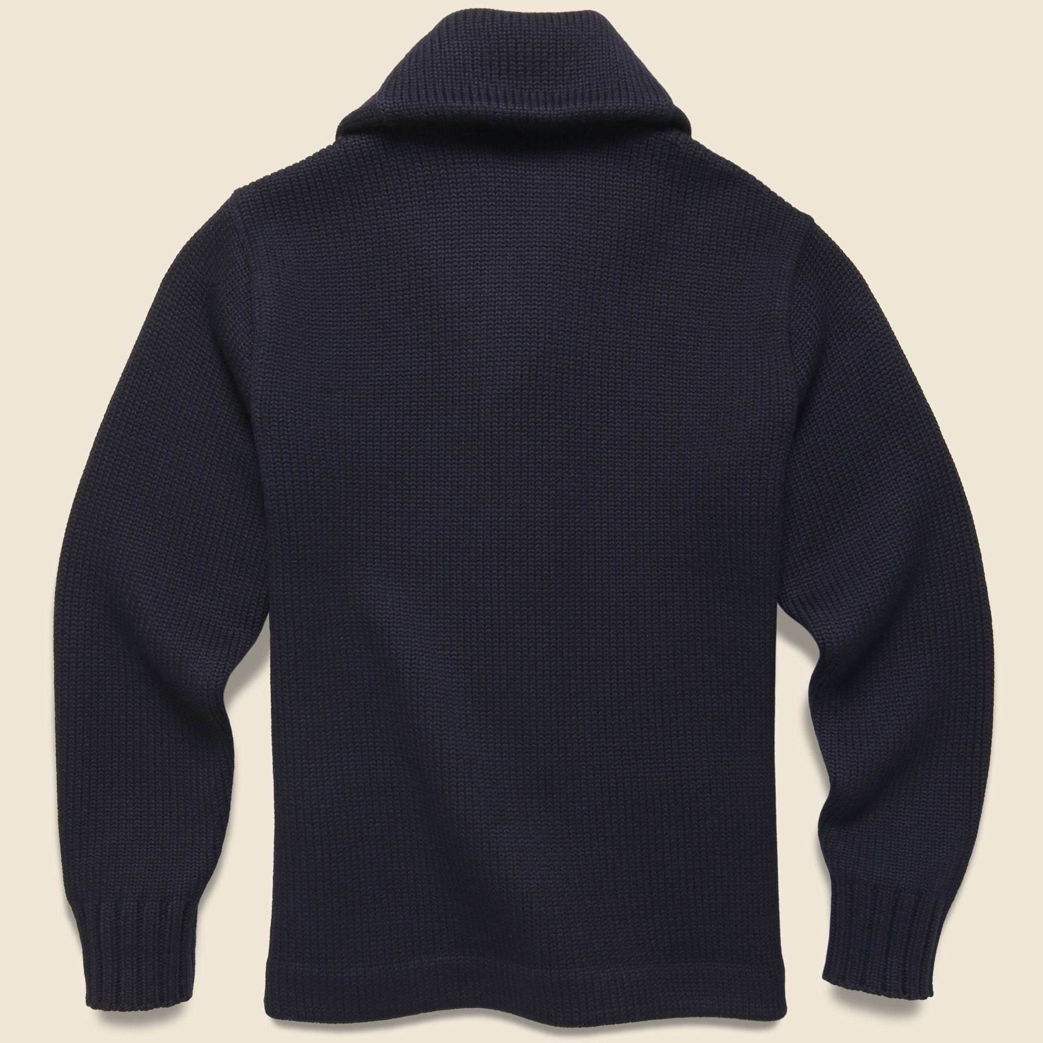 Shawl Collar Patch Cardigan - Navy - RRL - STAG Provisions - Tops - Sweater