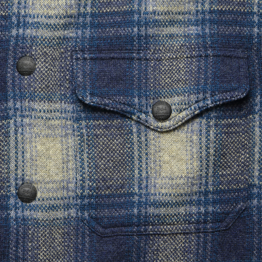 Brown Bear Overshirt - Blue/Yellow Plaid - RRL - STAG Provisions - Outerwear - Shirt Jacket