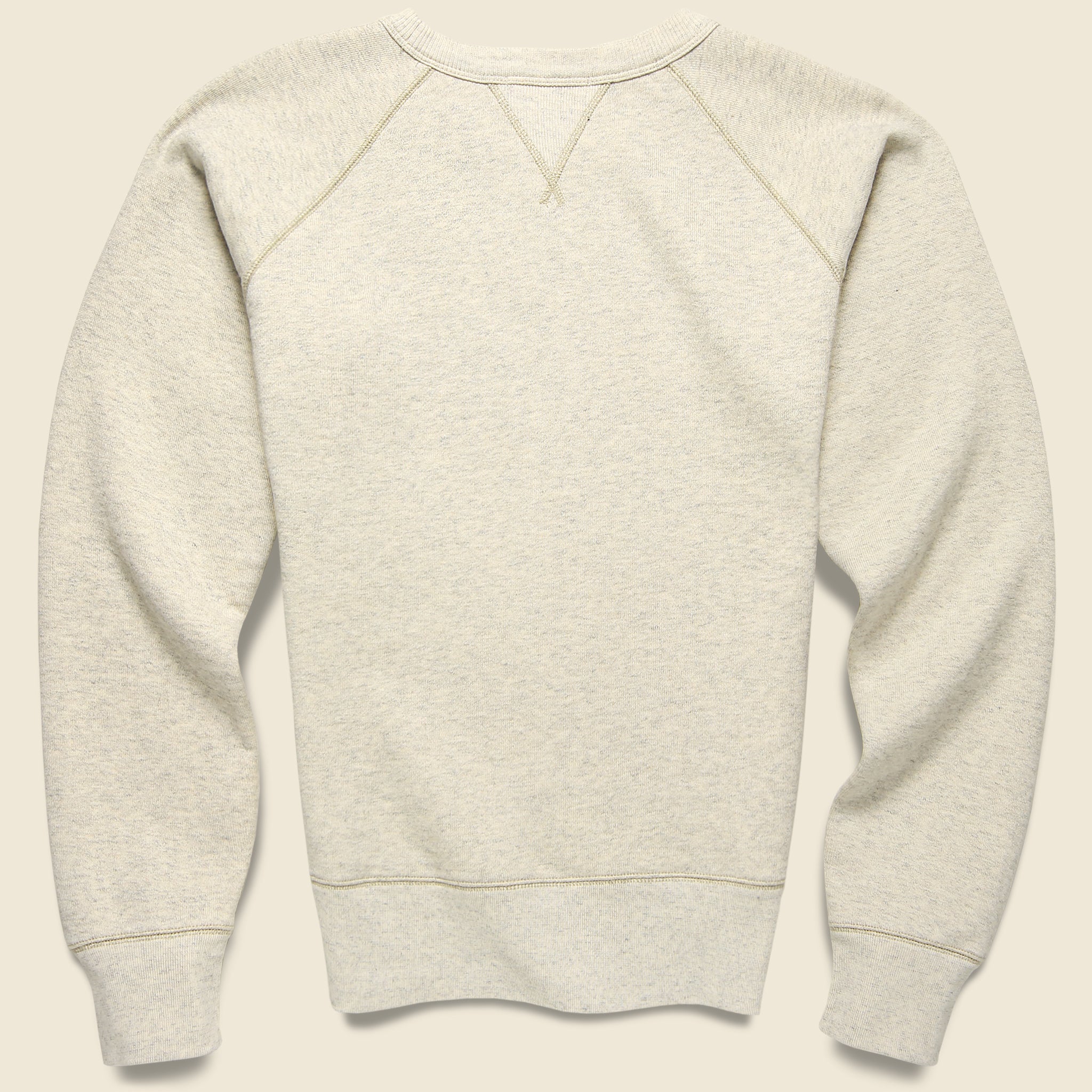 Double V Logo Graphic Sweatshirt - Oatmeal Heather - RRL - STAG Provisions - Tops - Fleece / Sweatshirt