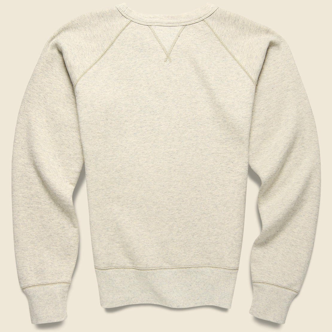 Double V Logo Graphic Sweatshirt - Oatmeal Heather - RRL - STAG Provisions - Tops - Fleece / Sweatshirt