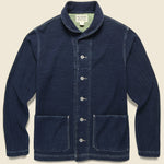 Dungaree Cardigan - Indigo - RRL - STAG Provisions - Tops - Fleece / Sweatshirt