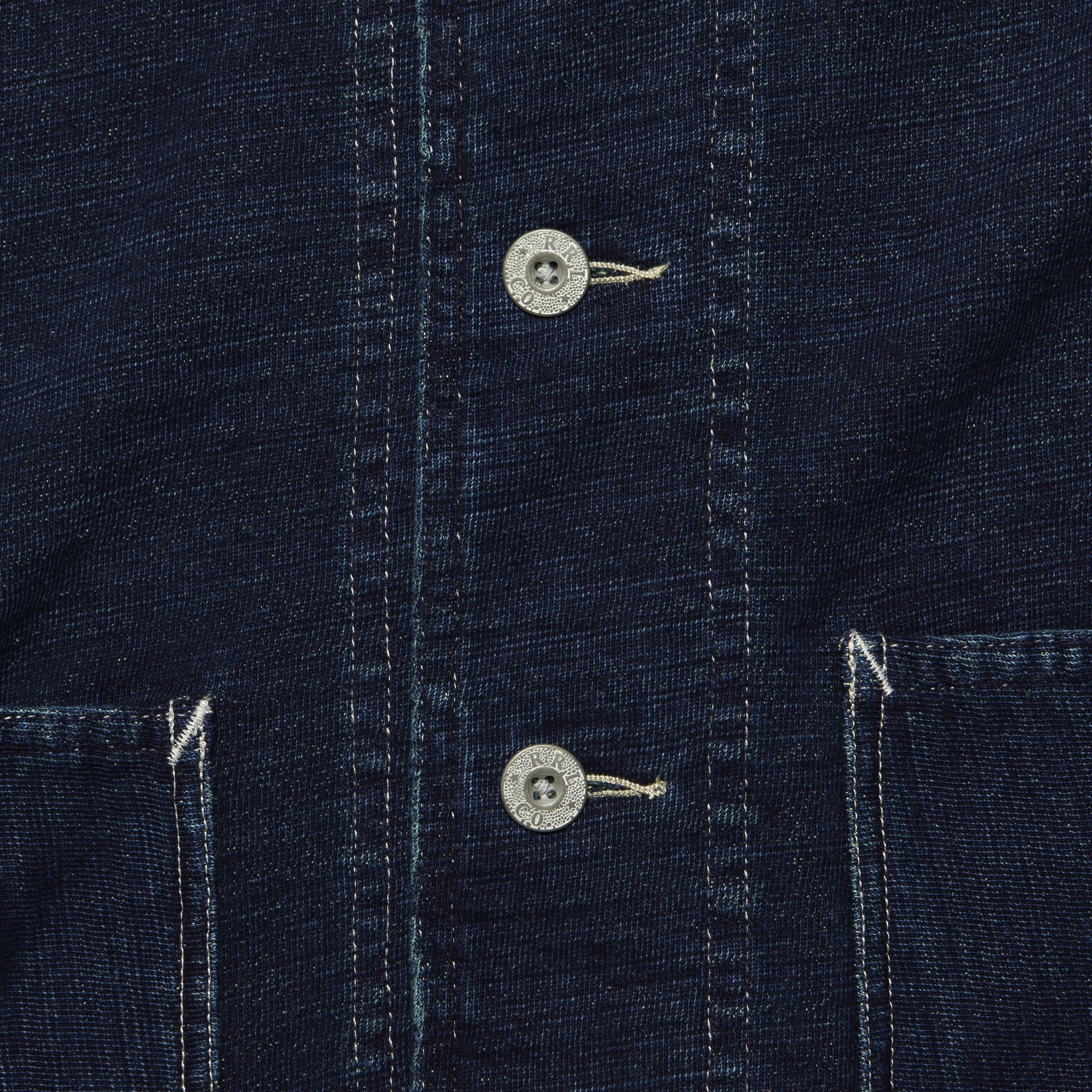 Dungaree Cardigan - Indigo - RRL - STAG Provisions - Tops - Fleece / Sweatshirt
