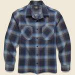 Towns Camp Shirt - Black/Blue - RRL - STAG Provisions - Tops - L/S Woven - Plaid