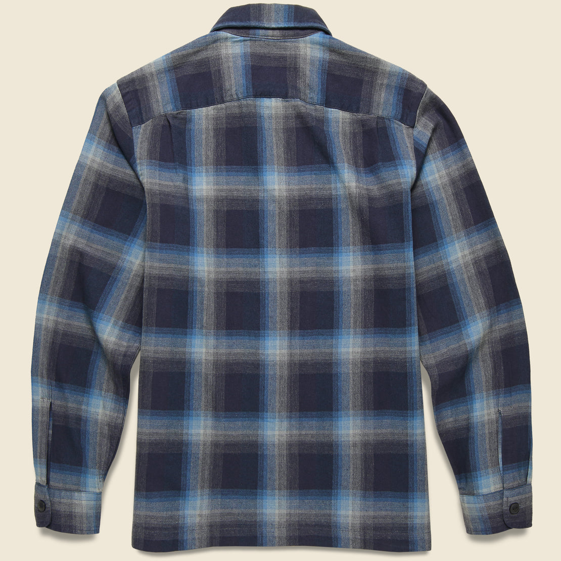 Towns Camp Shirt - Black/Blue - RRL - STAG Provisions - Tops - L/S Woven - Plaid