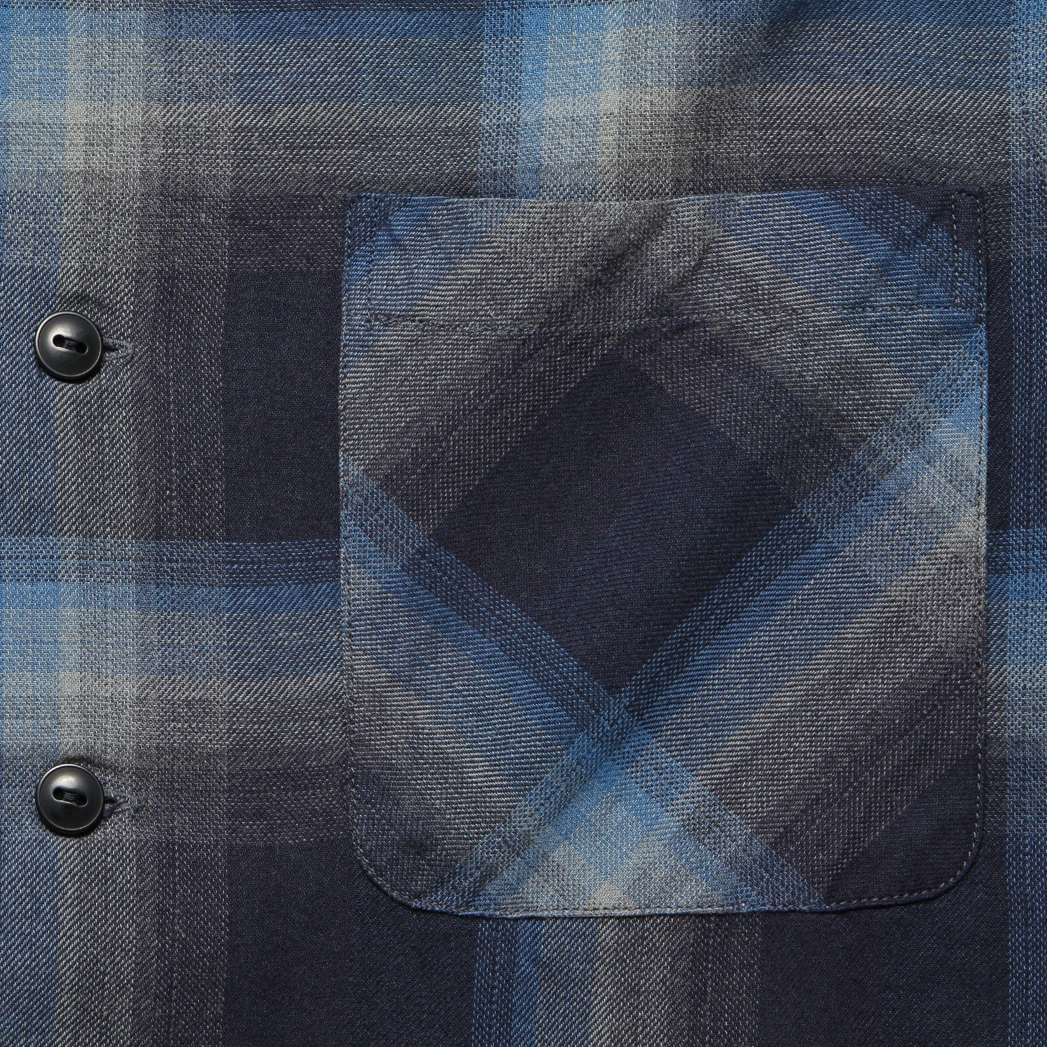 Towns Camp Shirt - Black/Blue - RRL - STAG Provisions - Tops - L/S Woven - Plaid
