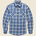 Clint Workshirt - Indigo/Cream - RRL - STAG Provisions - Tops - L/S Woven - Plaid