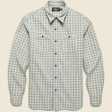 Alaska Workshirt - Cream/Blue Plaid - RRL - STAG Provisions - Tops - L/S Woven - Plaid