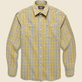 Cody Workshirt - Yellow/Indigo - RRL - STAG Provisions - Tops - L/S Woven - Plaid