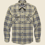 Matlock Workshirt - Faded Blue/Yellow - RRL - STAG Provisions - Tops - L/S Woven - Plaid
