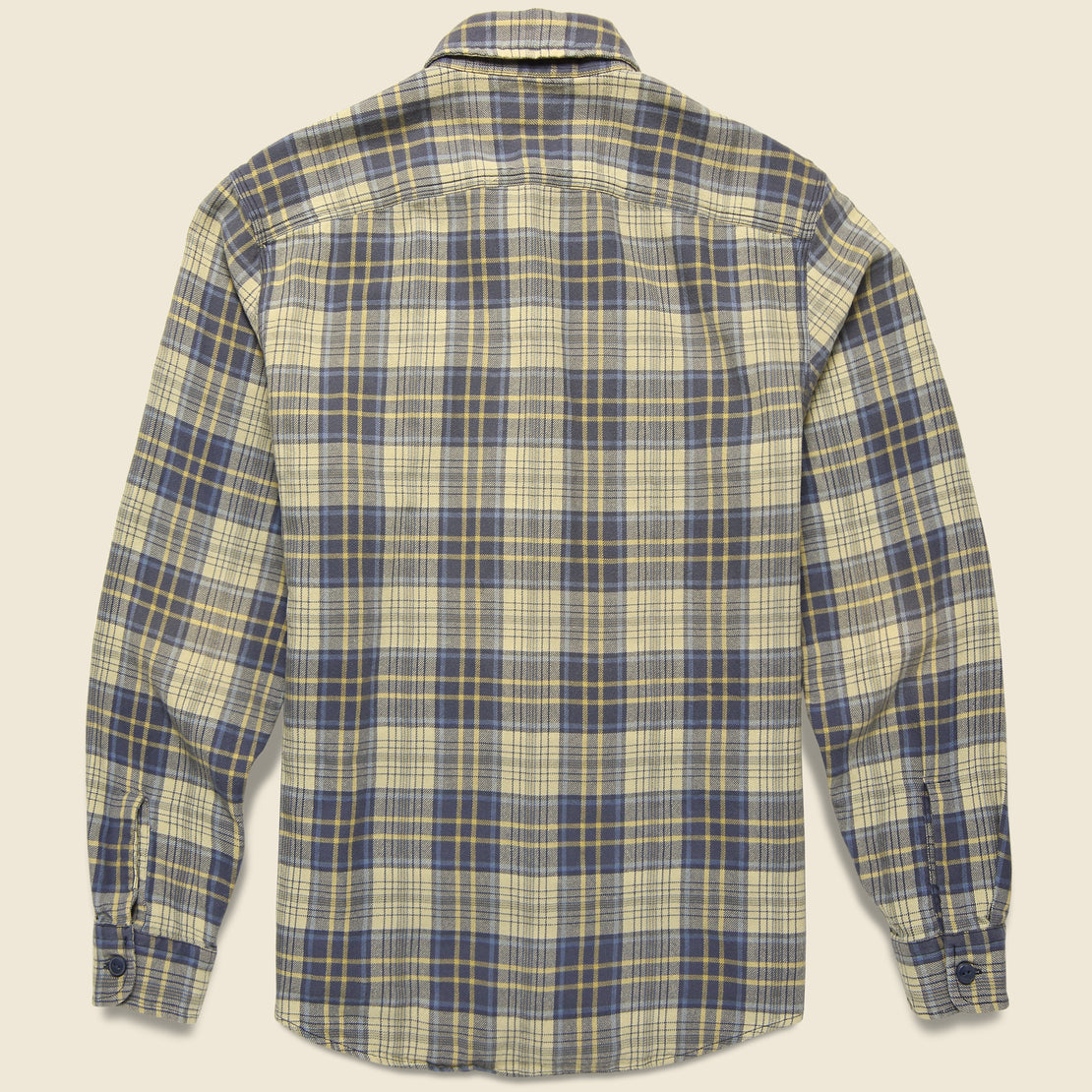 Matlock Workshirt - Faded Blue/Yellow - RRL - STAG Provisions - Tops - L/S Woven - Plaid