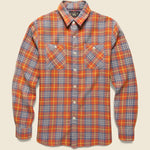 Farrell Distressed Workshirt - Red/Blue - RRL - STAG Provisions - Tops - L/S Woven - Plaid
