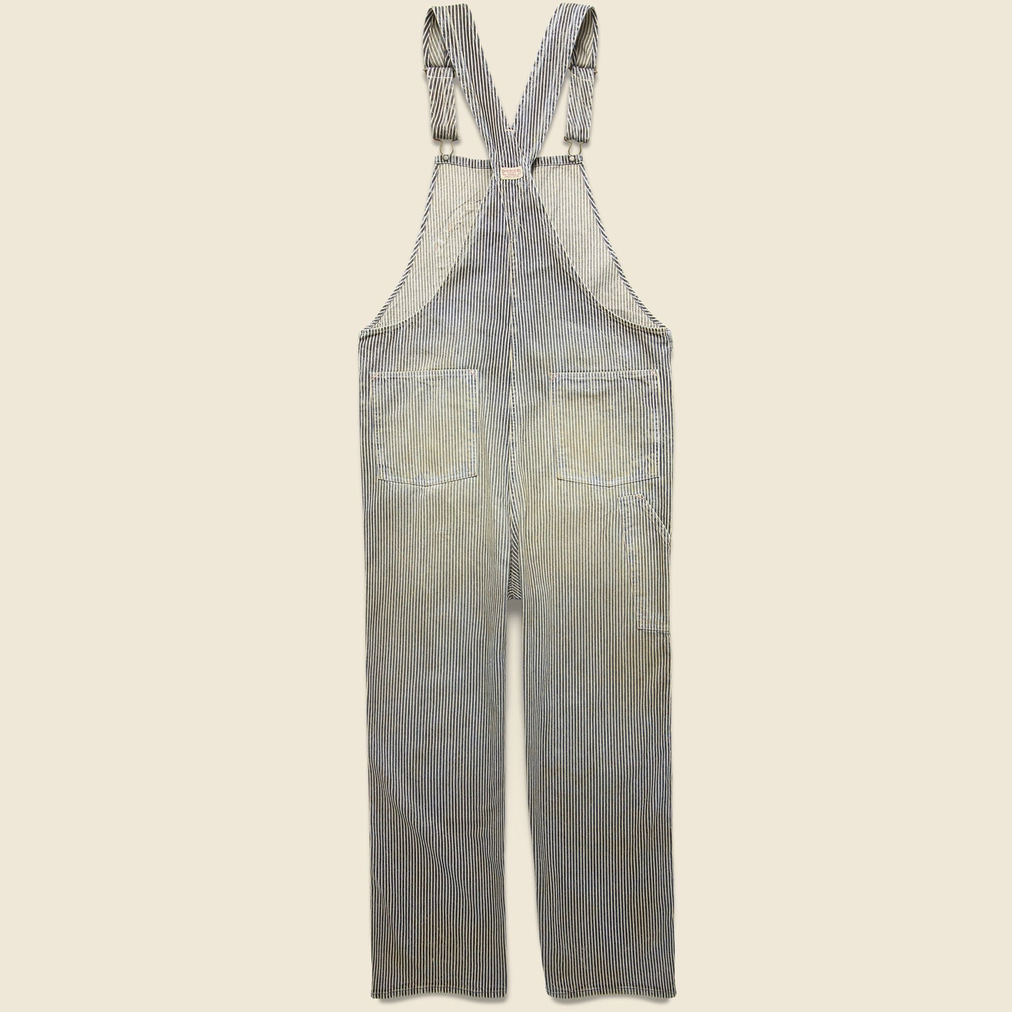 Westridge Patchwork Overall - Indigo Ticking Stripe - RRL - STAG Provisions - Pants - Jumpsuit