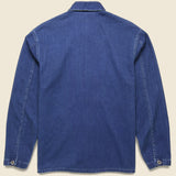Finn Military Herringbone Overshirt - Indigo - RRL - STAG Provisions - Outerwear - Shirt Jacket