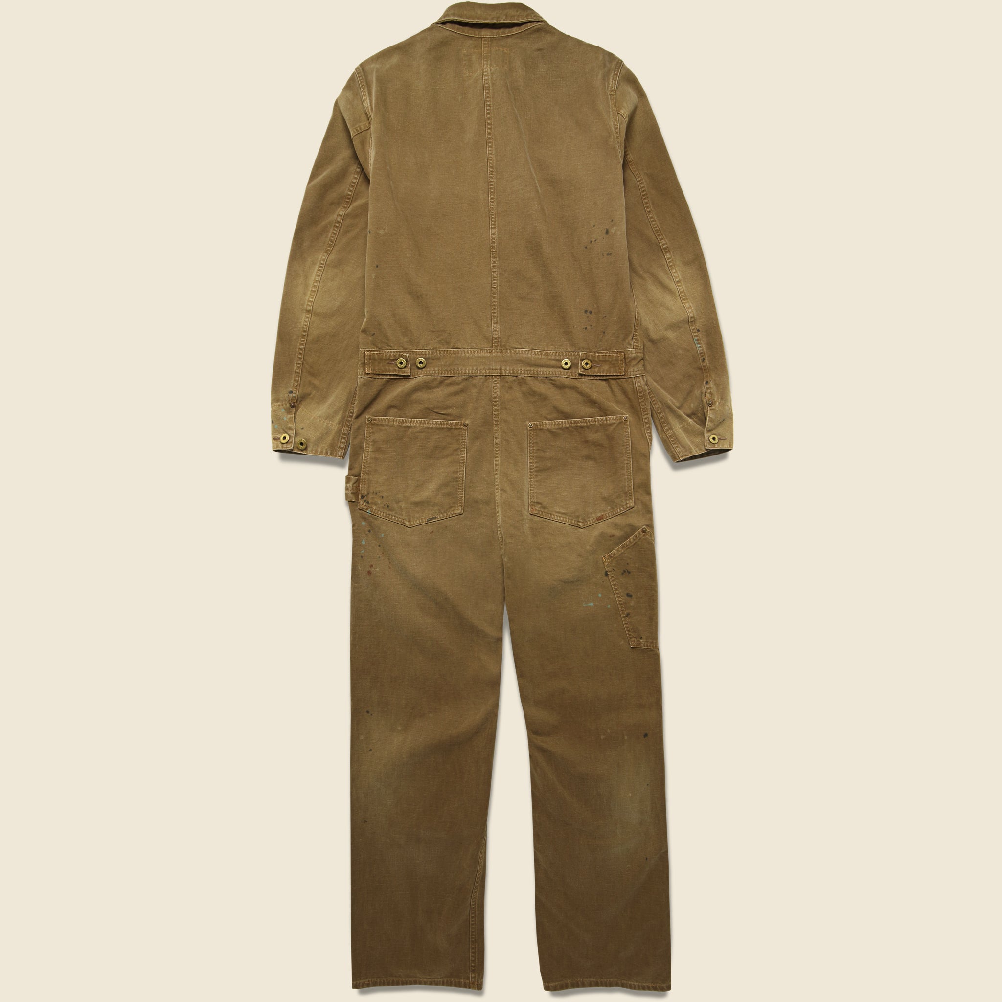 
                          Maryland Coverall - Brown Stonewash - RRL - STAG Provisions - Pants - Jumpsuit
                        