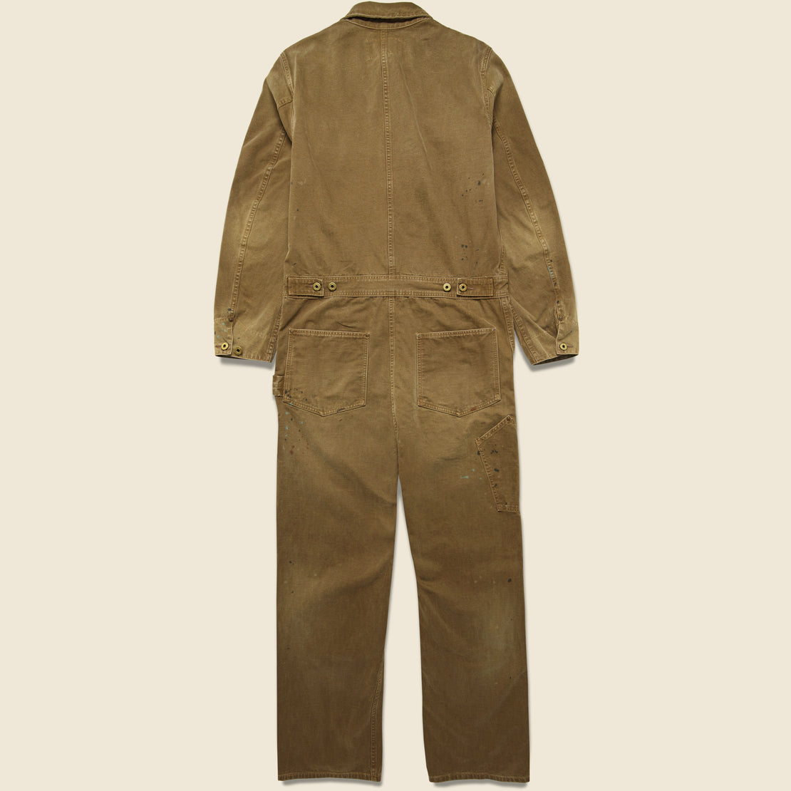 Maryland Coverall - Brown Stonewash - RRL - STAG Provisions - Pants - Jumpsuit