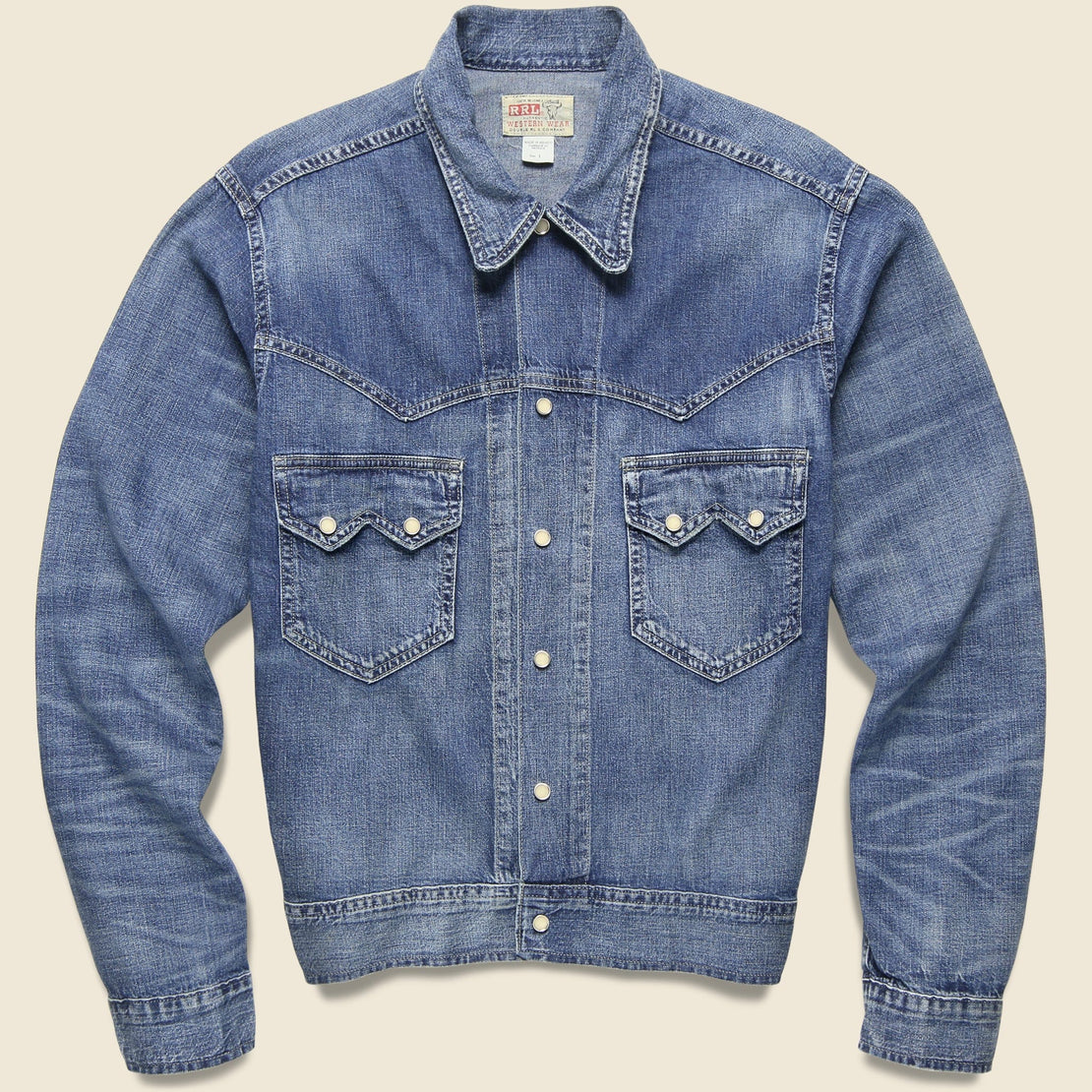 RRL Type 2 Sawtooth Denim Jacket - Hewson Wash