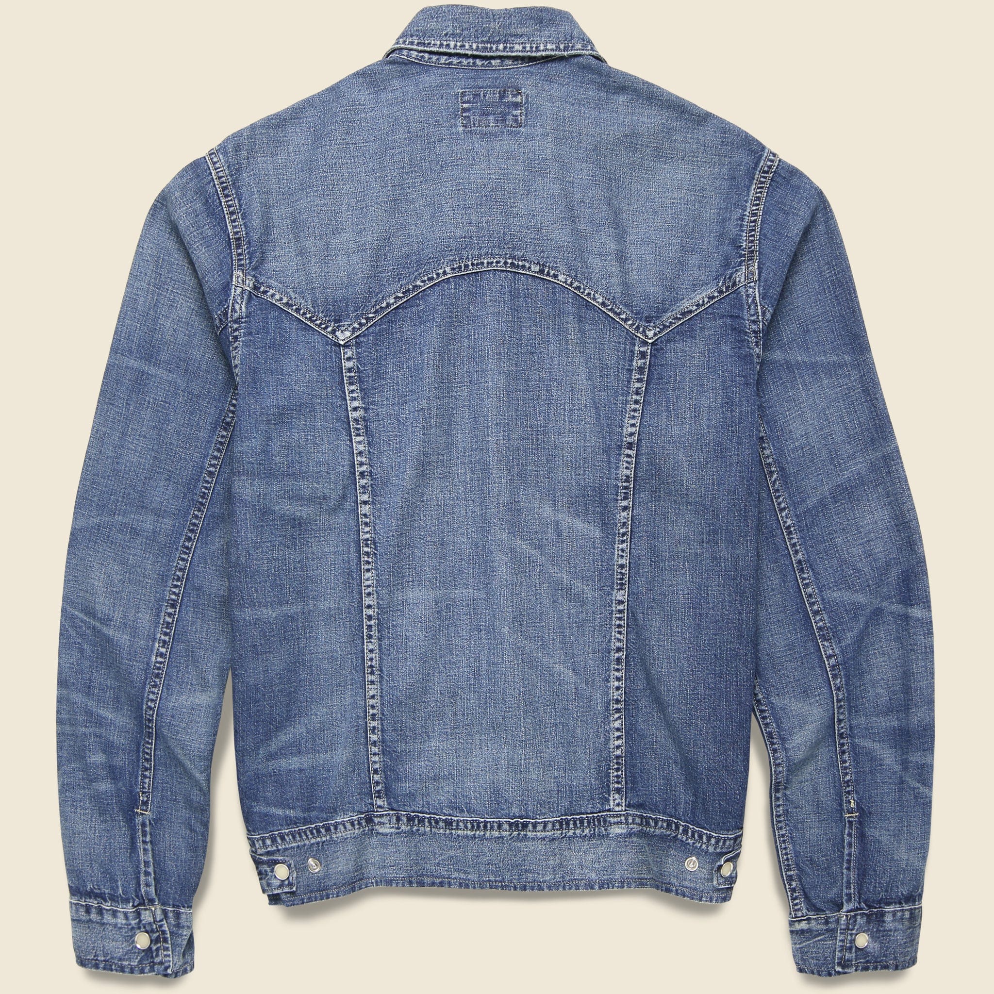 
                          Type 2 Sawtooth Denim Jacket - Hewson Wash - RRL - STAG Provisions - Outerwear - Coat / Jacket
                        