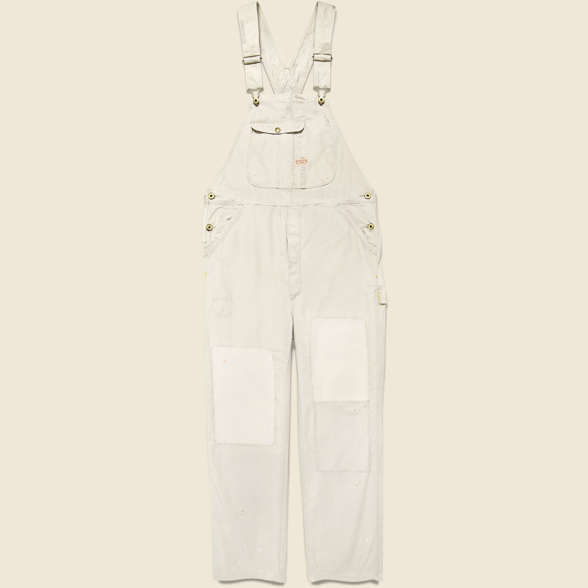 Durham Patchwork Overall - Repaired White - RRL - STAG Provisions - Pants - Jumpsuit