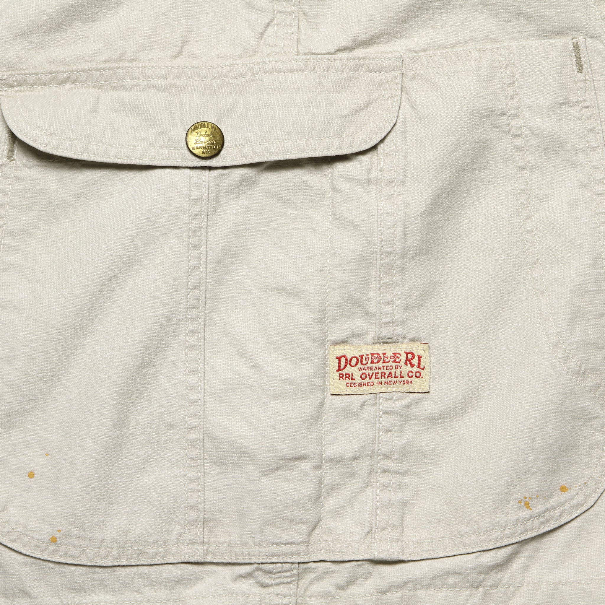 Durham Patchwork Overall - Repaired White - RRL - STAG Provisions - Pants - Jumpsuit