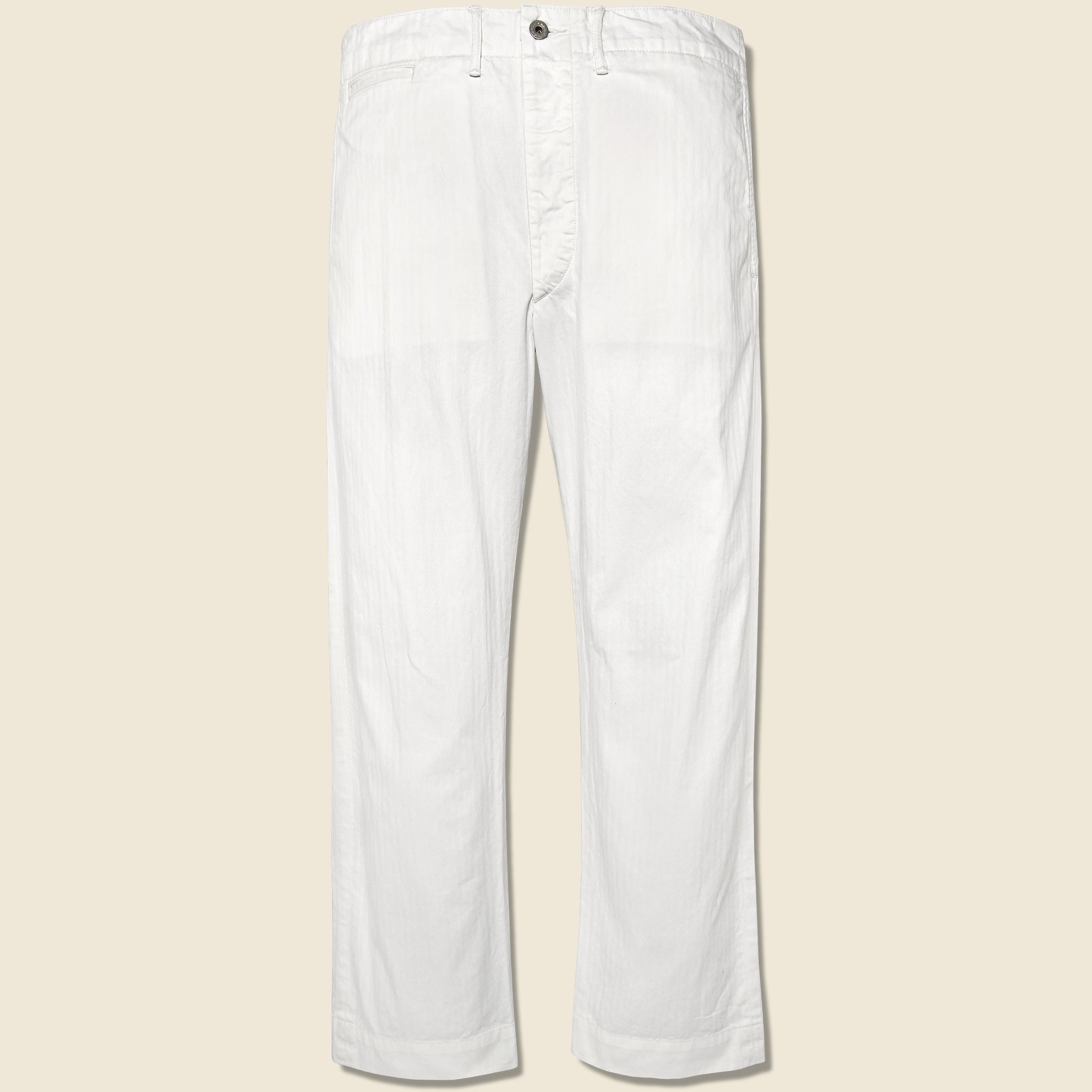 Cotton Field Chino - White - RRL - STAG Provisions - Pants - Twill