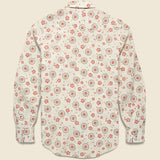 Bandana Print Seersucker Western Shirt - Tan/Coral - RRL - STAG Provisions - Tops - L/S Woven - Other Pattern