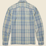 Lightweight Madras Towns Camp Shirt - Light Blue - RRL - STAG Provisions - Tops - L/S Woven - Plaid