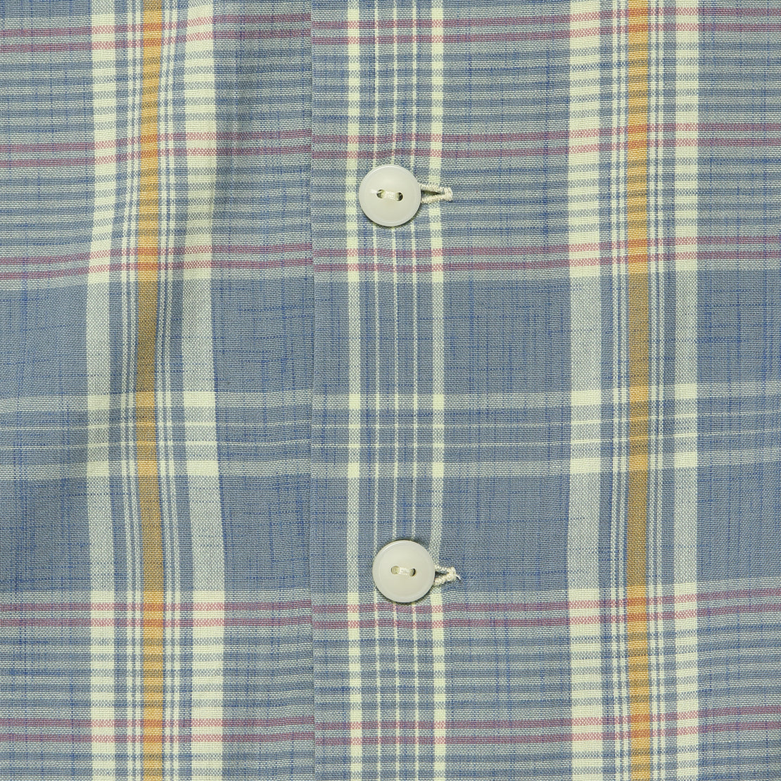 Lightweight Madras Towns Camp Shirt - Light Blue - RRL - STAG Provisions - Tops - L/S Woven - Plaid