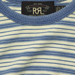 Indigo Ringer Stripe Tee - Indigo/Cream - RRL - STAG Provisions - Tops - S/S Tee