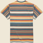Southwest Stripe Pocket Tee - Turquoise/Red/Cream/Multi - RRL - STAG Provisions - Tops - S/S Tee