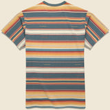 Southwest Stripe Pocket Tee - Turquoise/Red/Cream/Multi - RRL - STAG Provisions - Tops - S/S Tee