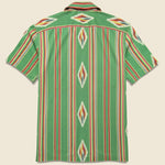 Durango Knit Camp Shirt - Green/Red/Cream/Multi - RRL - STAG Provisions - Tops - S/S Woven - Other Pattern