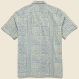 Bandana Print Jersey Camp Shirt - Indigo/Cream - RRL - STAG Provisions - Tops - S/S Woven - Other Pattern
