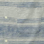 3 Pocket Jersey Camp Shirt - Indigo/Cream Stripe - RRL - STAG Provisions - Tops - S/S Woven - Stripe