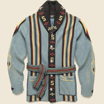 Ranch Shawl Cardigan - Indigo/Red/Multi - RRL - STAG Provisions - Tops - Sweater
