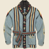Ranch Shawl Cardigan - Indigo/Red/Multi - RRL - STAG Provisions - Tops - Sweater