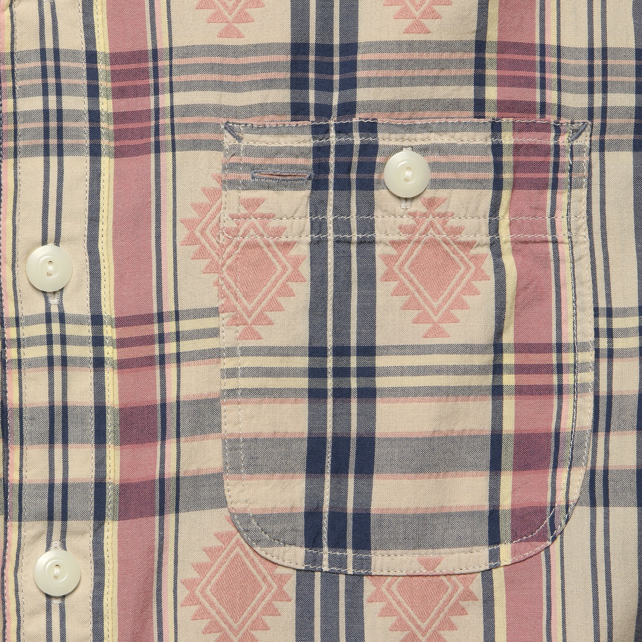 
                          Madras Plaid Farrell Workshirt - Blue/Multi - RRL - STAG Provisions - Tops - S/S Woven - Other Pattern
                        